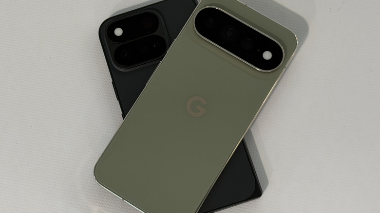 Pixel 11 Pro Fold and Pixel 11 Pro XL on a table