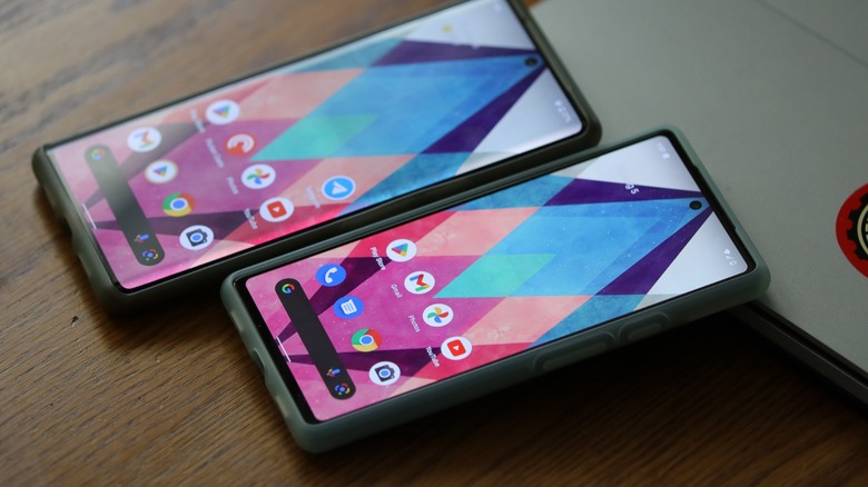 Google Pixel 6 Pro and Pixel 6a