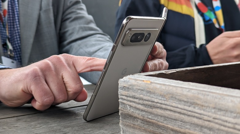 Rear view of Pixel Fold