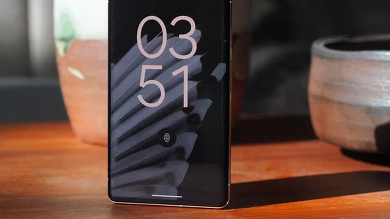 Pixel 7 Pro fingerprint sensor