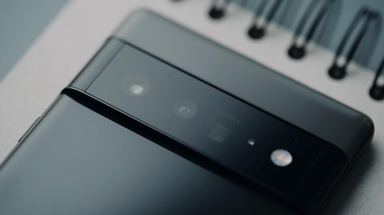Google Pixel 6 Pro camera close-up