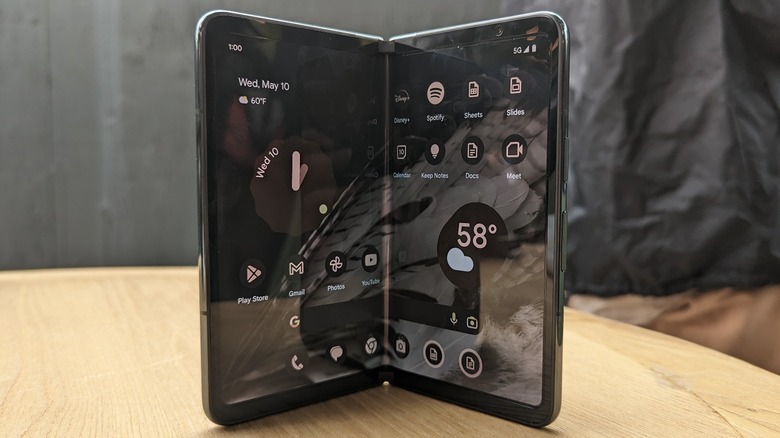 Google Pixel Fold open