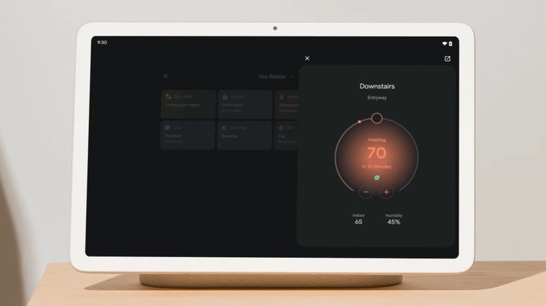 Google Pixel Tablet on a desk
