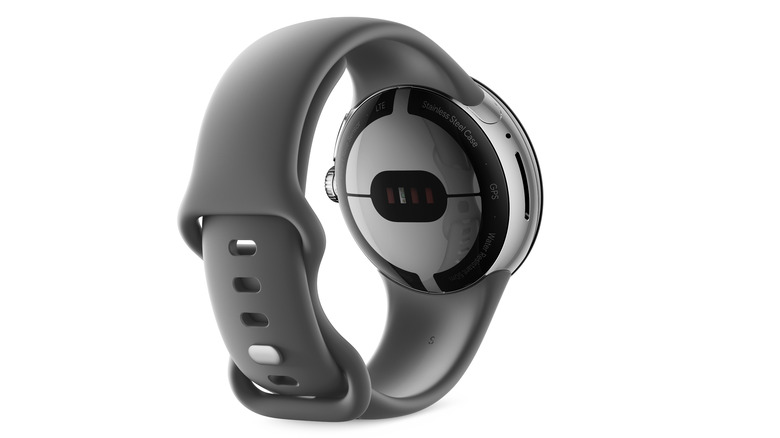 Google Pixel Watch back view 