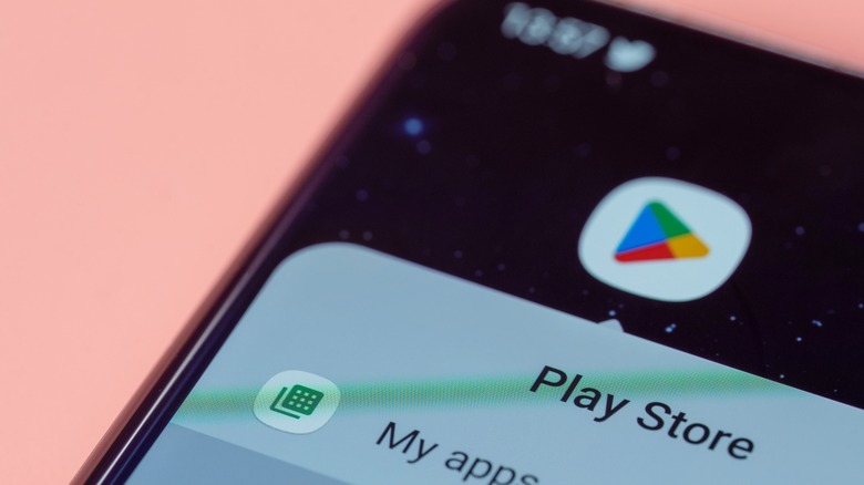 Google Play Store on a phone