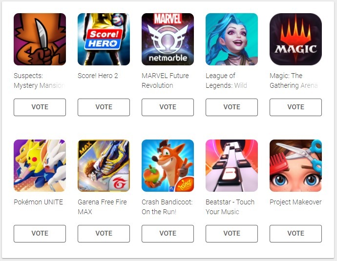 Google Play's Best of 2021