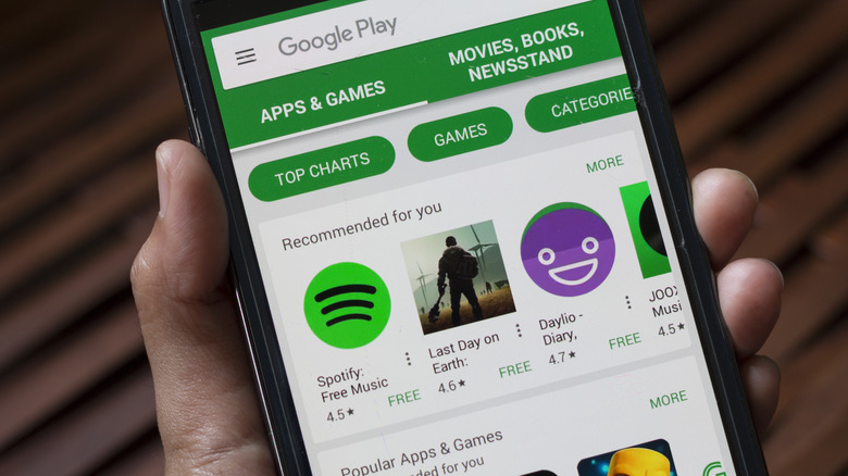 Google Play Store on mobile.