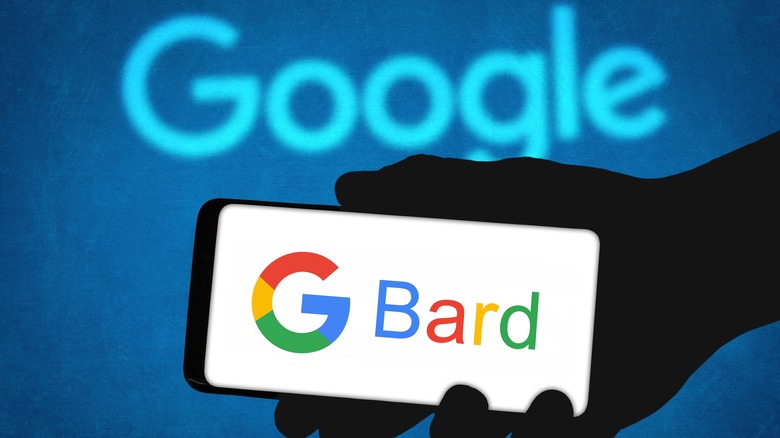 Bard logo on phone
