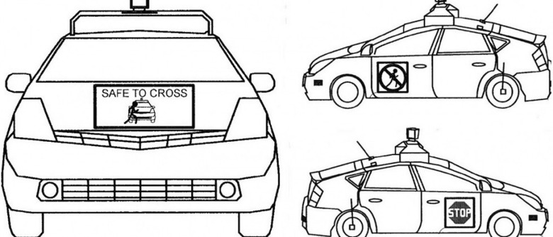 Google self-driving cars aim to talk to pedestrians, patent reveals