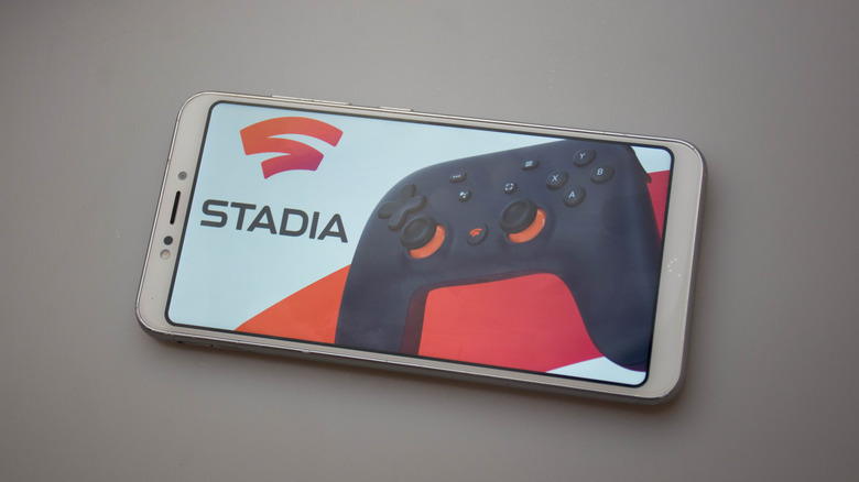 Stadia phone splashscreen