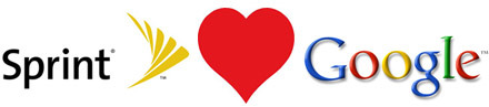 Sprint hearts Google