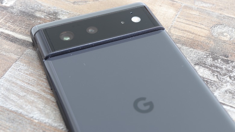 Google Pixel 6 lying on table