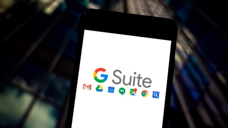 G Suite on a phone 