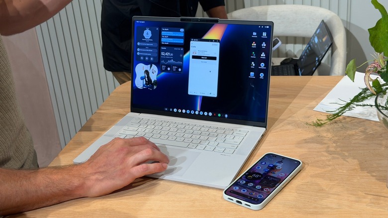 Googlebook on a table