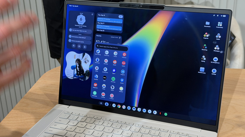 Googlebook on a table
