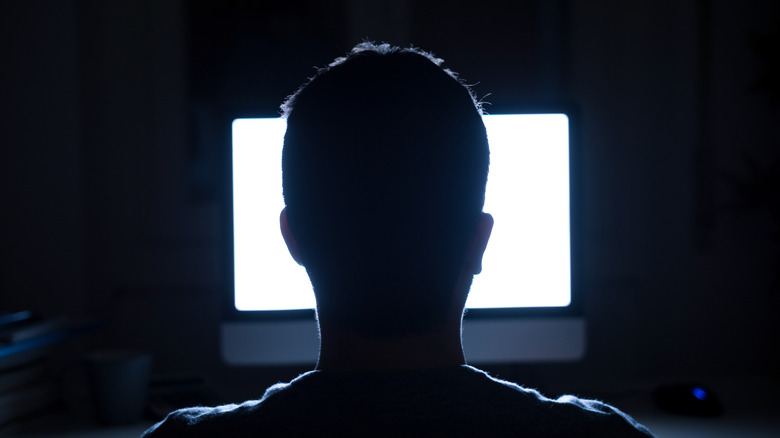Person using computer