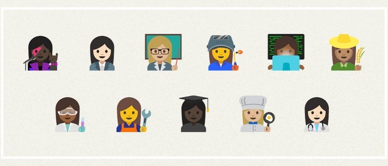 Google's diverse working women emoji approved by Unicode