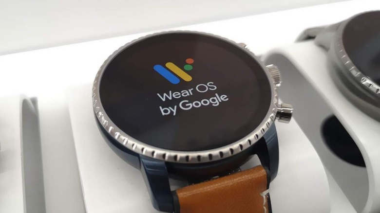 WearOS on smartwatch