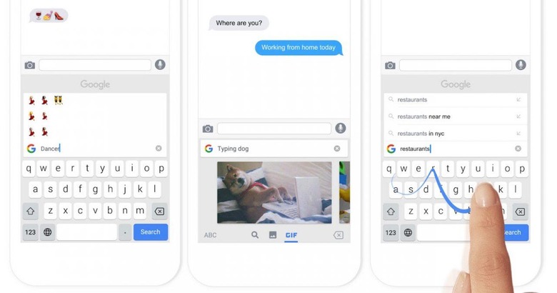 Google's Gboard brings search and GIFs to your iOS keyboard