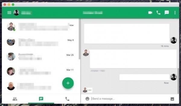 Google's Hangouts for Chrome updated with slick new design