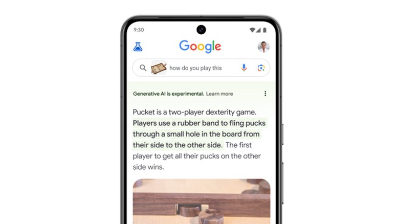 Google enhanced multi-search screenshot