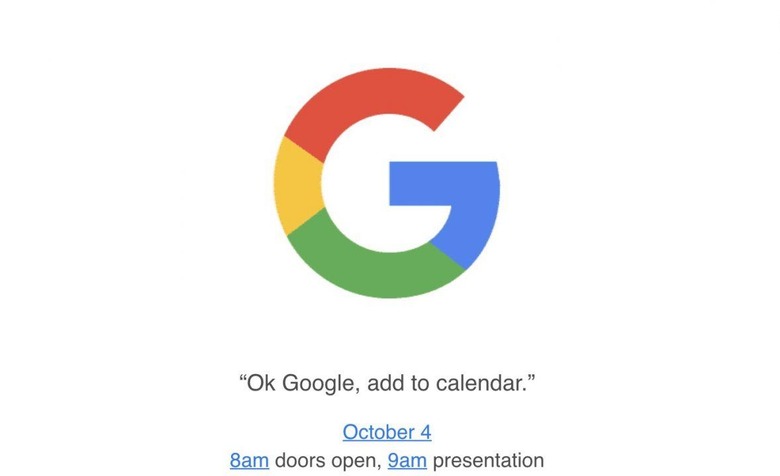 Google October 4 2016