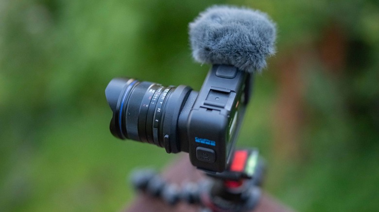 The GoPro Mission 1 Pro ILS with the GoPro Media Mod 2.0 and the Laowa 7.5mm f2.0 lens.