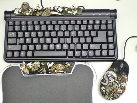 evergreen gothic computer accessories