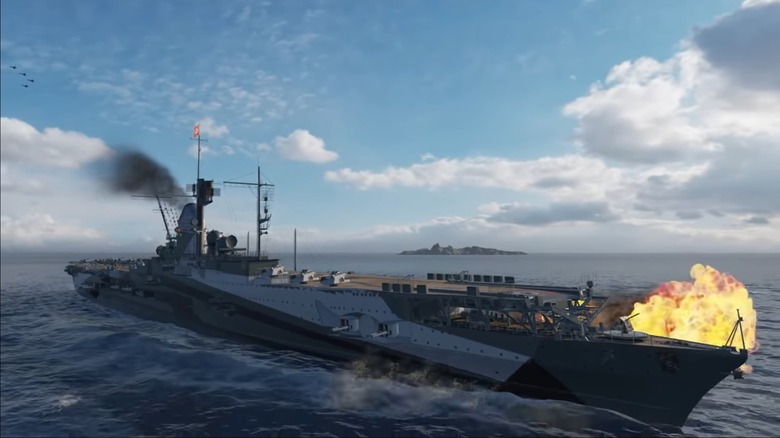 Graf Zeppelin World of Warships drydock trailer