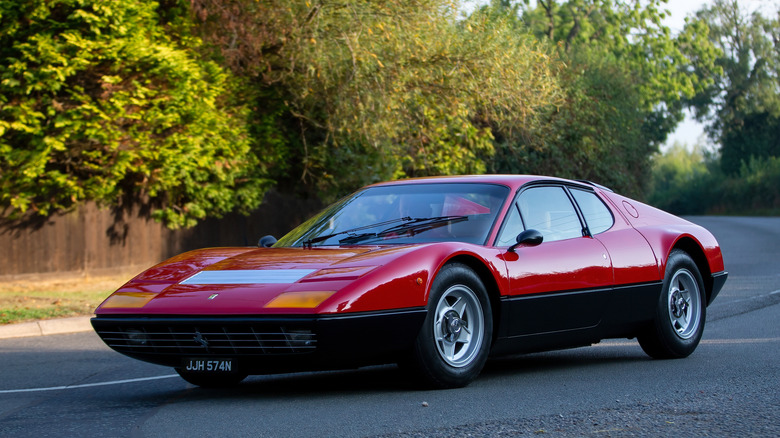 Red Ferrari 365 GT Berlinetta Boxer
