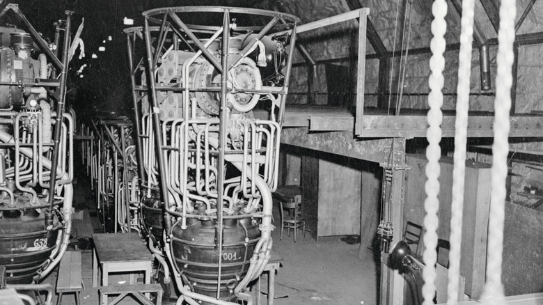 Capture V2 rocket engines