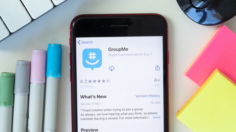 groupme app on app store