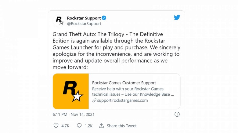 Tradução do Tweet da Rockstar e Sequência Q Rockstar Games Muitos