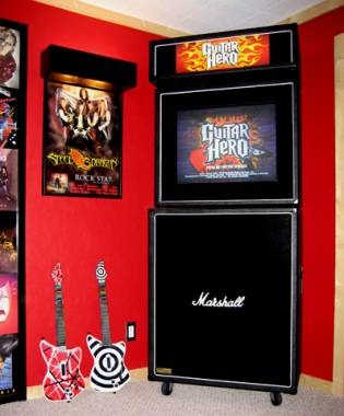 Guitar Hero Marshall Stack case-mod