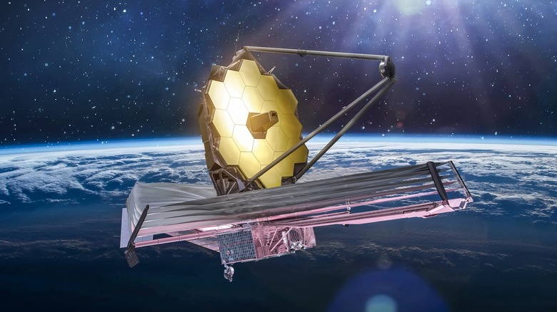 James Webb Space telescope illustration
