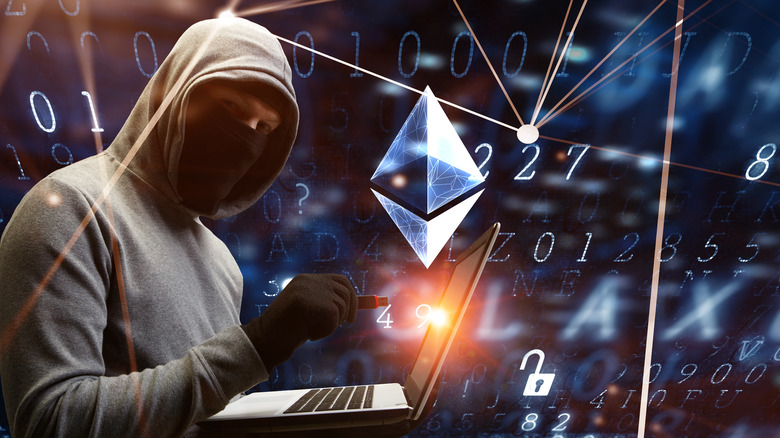 Concept art for Ethereum theft