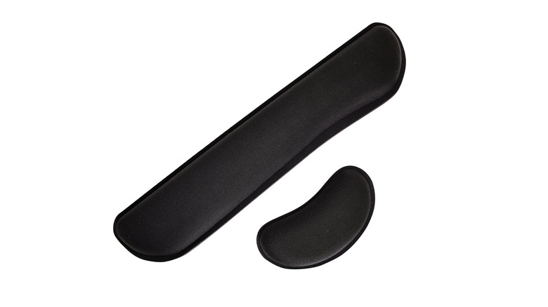 Gorilla grip wrist rests on a white background