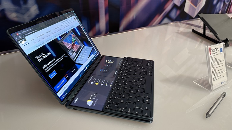 Lenovo Yoga 9i on a table