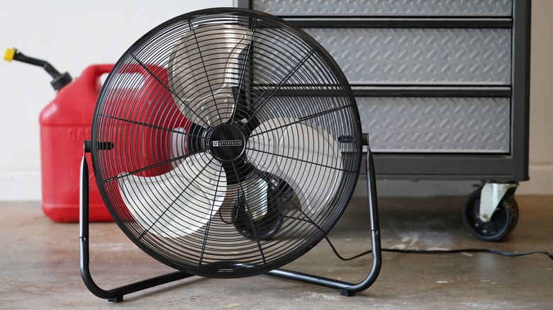 Fan in garage