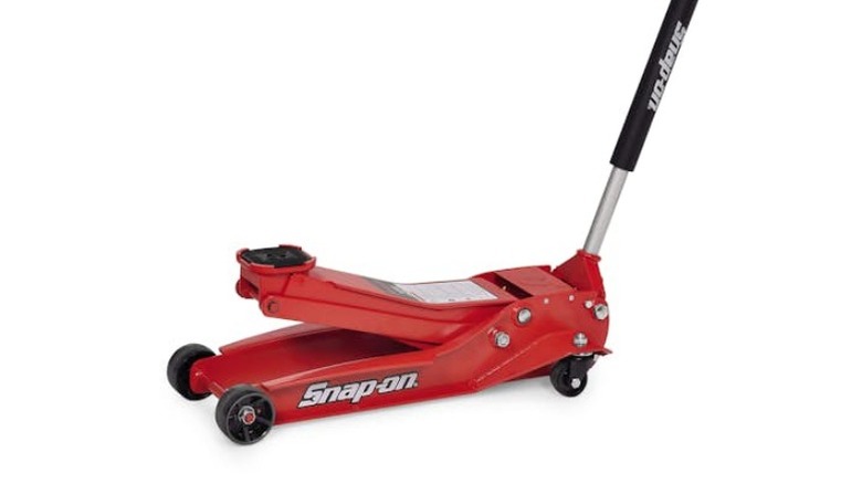 Snap-on jack on white background
