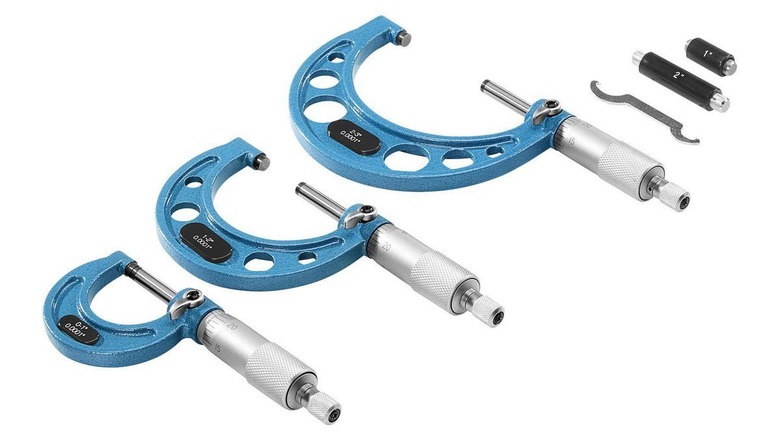 Pittsburgh 3-Piece Micrometer Set