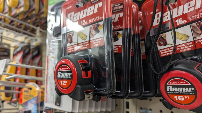 Bauer tape measures