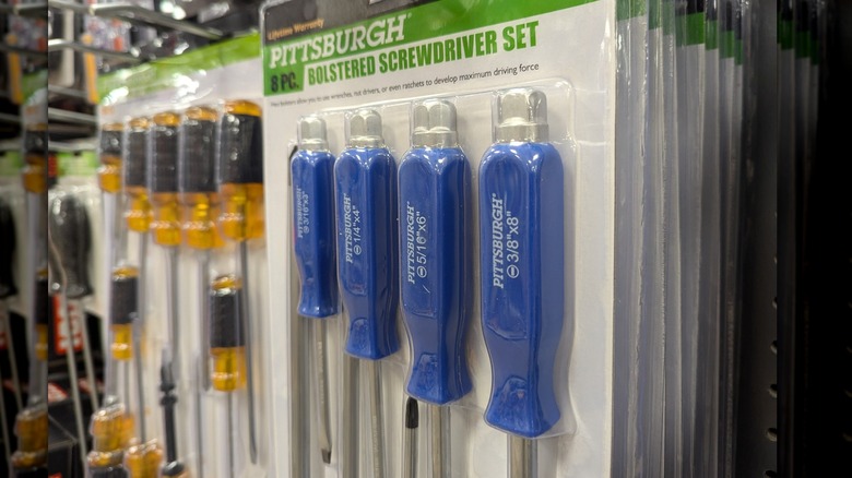 PITTSBURGH Bolstered Screwdriver Set, 8 Piece