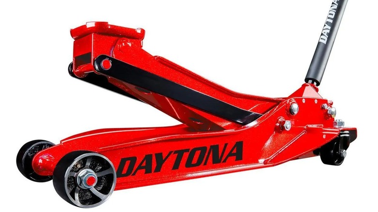 A stock image of a red Daytona jack.