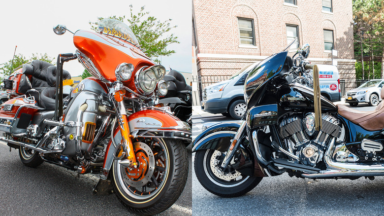 Harley Davidson and Indian Motorcycles