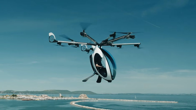 Zapata Airscooter during a test flight