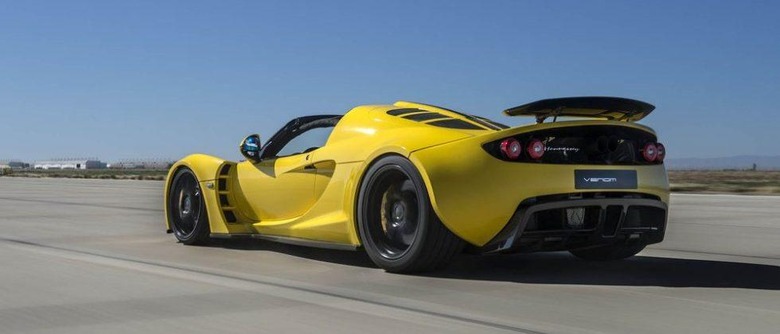 Hennessey Venom GT Spyder sets new convertible speed record