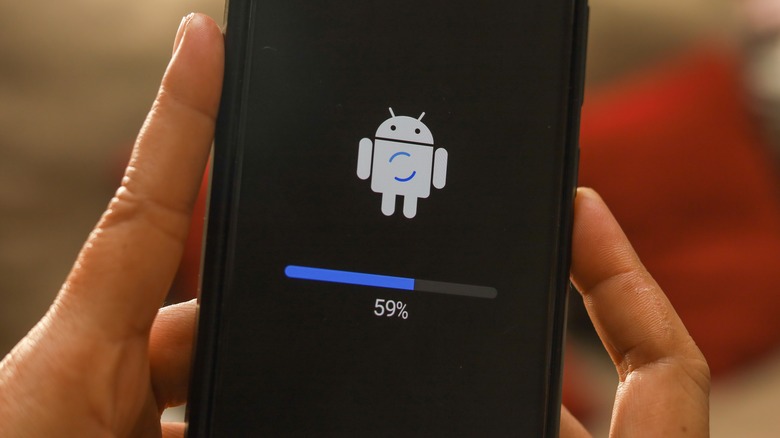 Android update screen