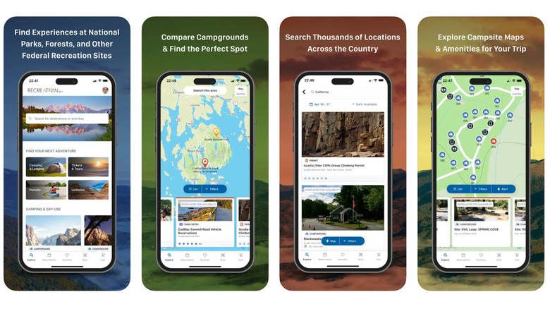 Rec.gov app previews