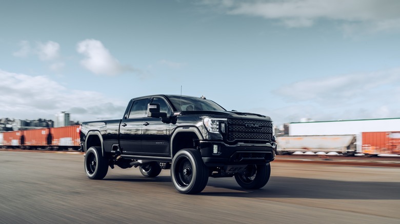 GMC Sierra fitted with a Duramax